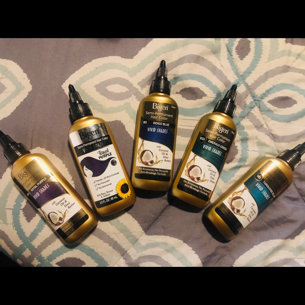 Semi- Permanent Bigen colors (FULL NEW BOTTLES)